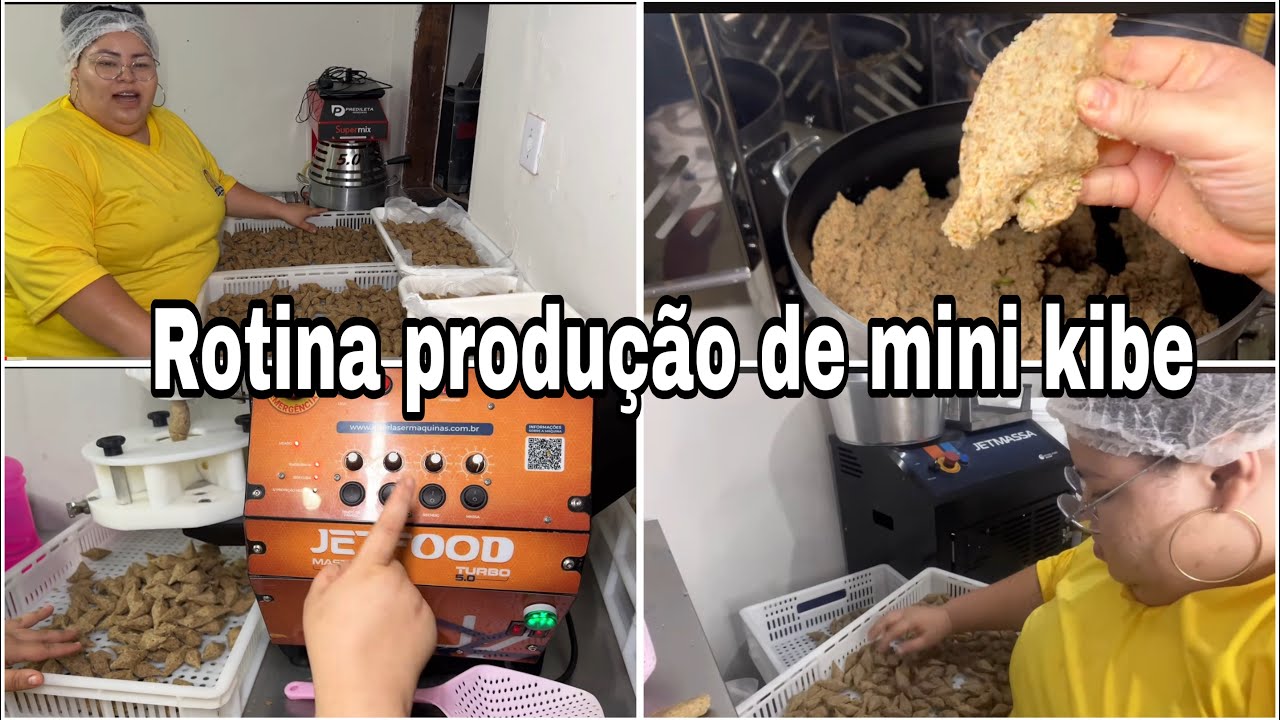 Massa de quibe para máquinas passo a passo/ Dicas em produção 