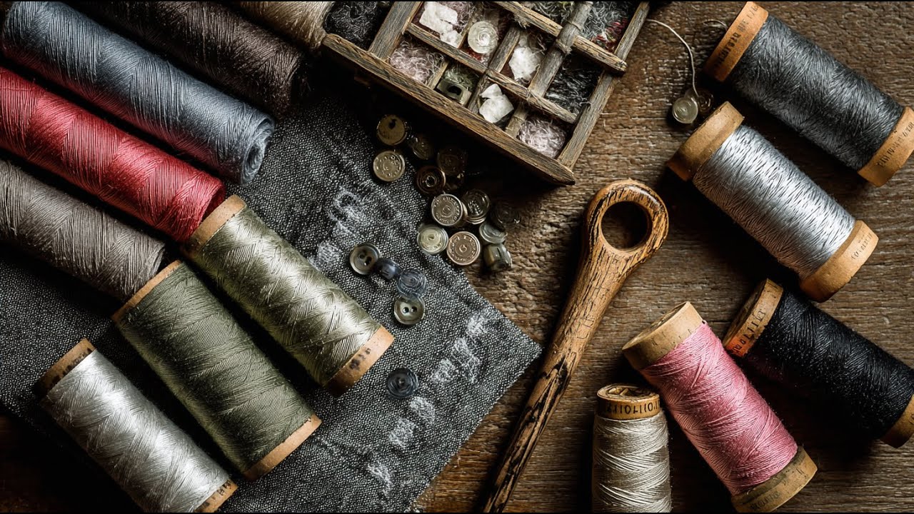 Hand Sewing Music 🪡 Cozy Instrumental Background for Slow Stitching & Calm Focus (46 Minutes)