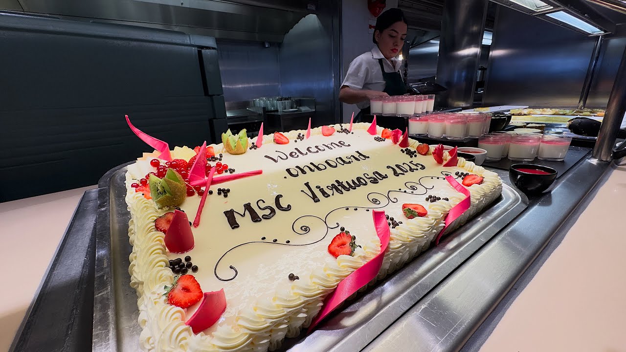 Сладкая феерия на MSC Virtuosa | Торты и десерты для фуршета / СЕНТЯБРЬ 2025