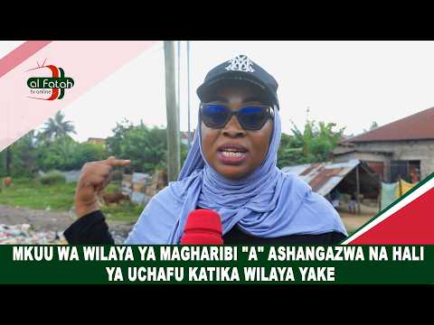 MKUU WA WILAYA YA MAGHARIBI "A" ASHANGAZWA NA HALI YA UCHAFU KATIKA WILAYA YAKE