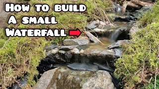 How to Build a Budget Friendly Solar Waterfall Feature! 🤔 🌴 Using Biling 20w Solar Fountain Pump kit