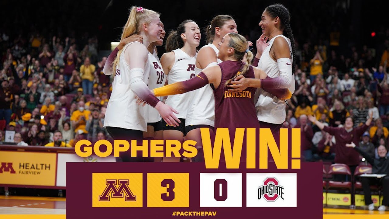 Score Of Gopher Volleyball Game Today