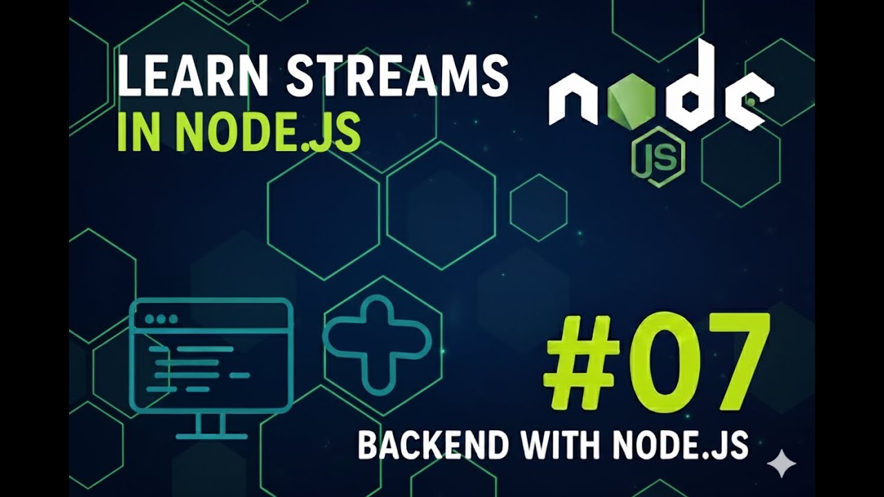 Learn Streams in Node.js #07 | Backend with Node.js |