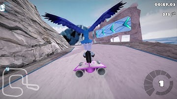SuperTuxKart 1.0 Snow Peak reverse