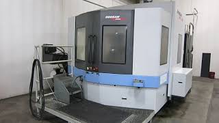 Doosan HM 800 CNC Horizontal Machining Center, 800mm Pallets, Cat 50 Taper, 90 Station ATC