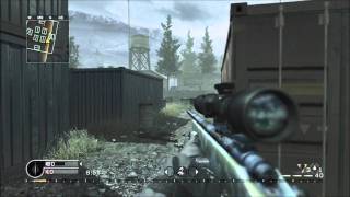 Call of Duty 4- Quick and AWESOME 1v1 Quickscope match