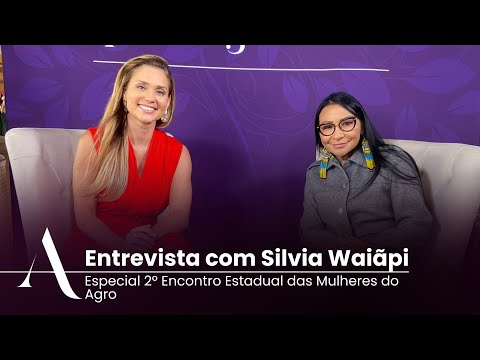 Silvia Waiãpi inspira mulheres com sua história em gravação com o programa A Protagonista