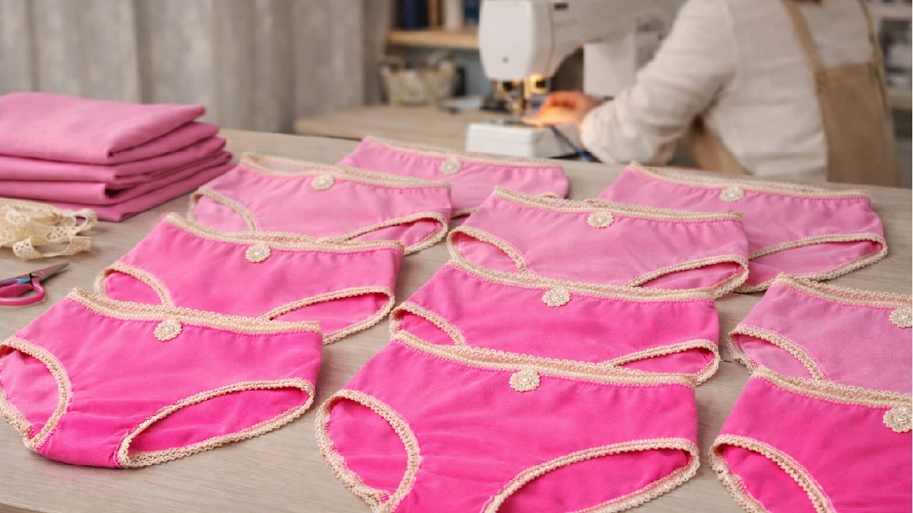 Трусики с высокой посадкой без выкройки | всего 10 минут