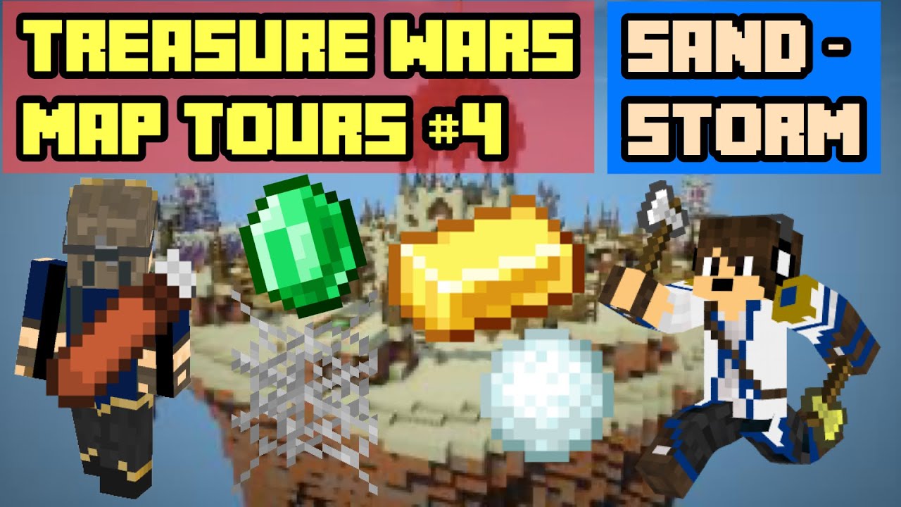 Minecraft Treasure Wars (Map Tours #4): Sandstorm - YouTube