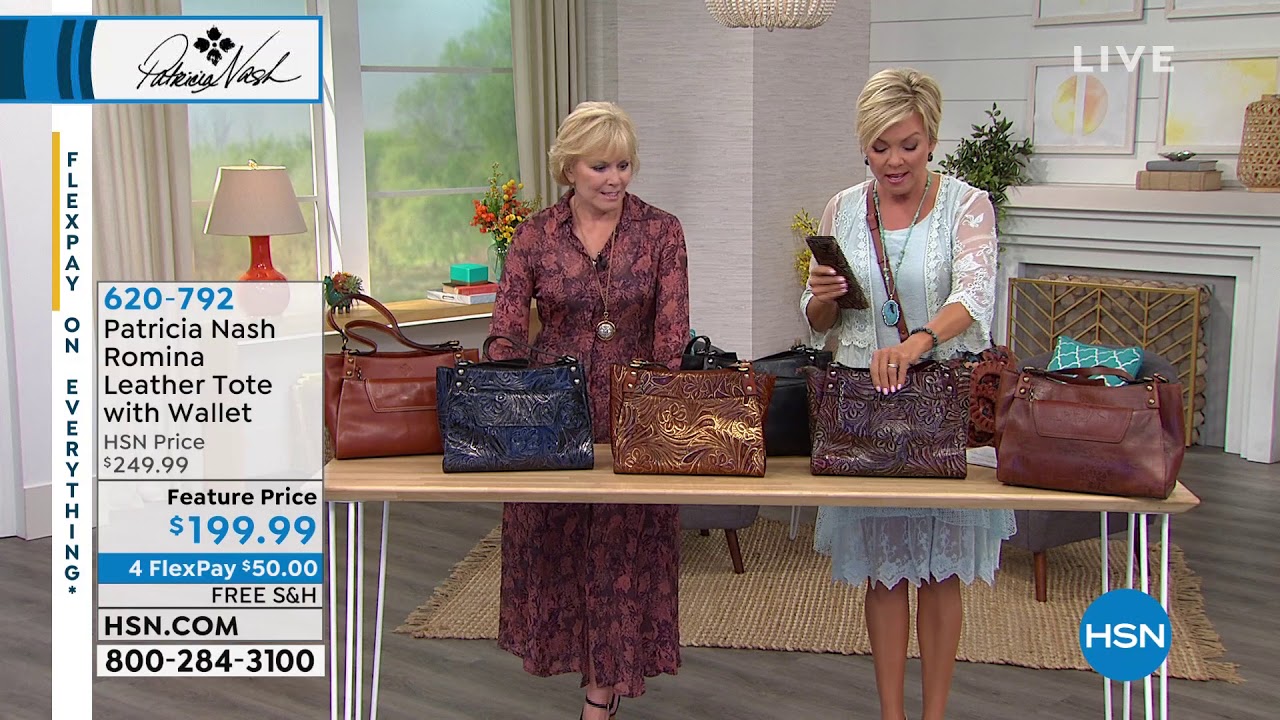 Patricia Nash Romina Leather Tote with Detachable Wallet Patricia Nash Romina Leather Tote with Detachable Wallet
