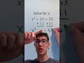 Can YOU find the two hidden solutions? #sat #math #highschool #satmath #1600 #act #exam #satprep