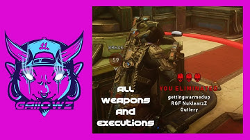 All Gears 5 Weapons And Executions Tech Test!