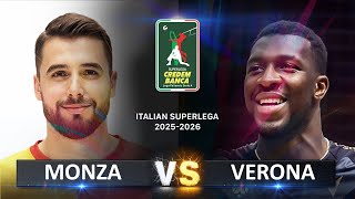 Monza vs Verona | Italian Volleyball SuperLega 2025/2026