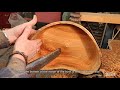 Woodturning - Big tree bowl - Workprocess