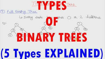 Types of  Binary Tree [5 types]
