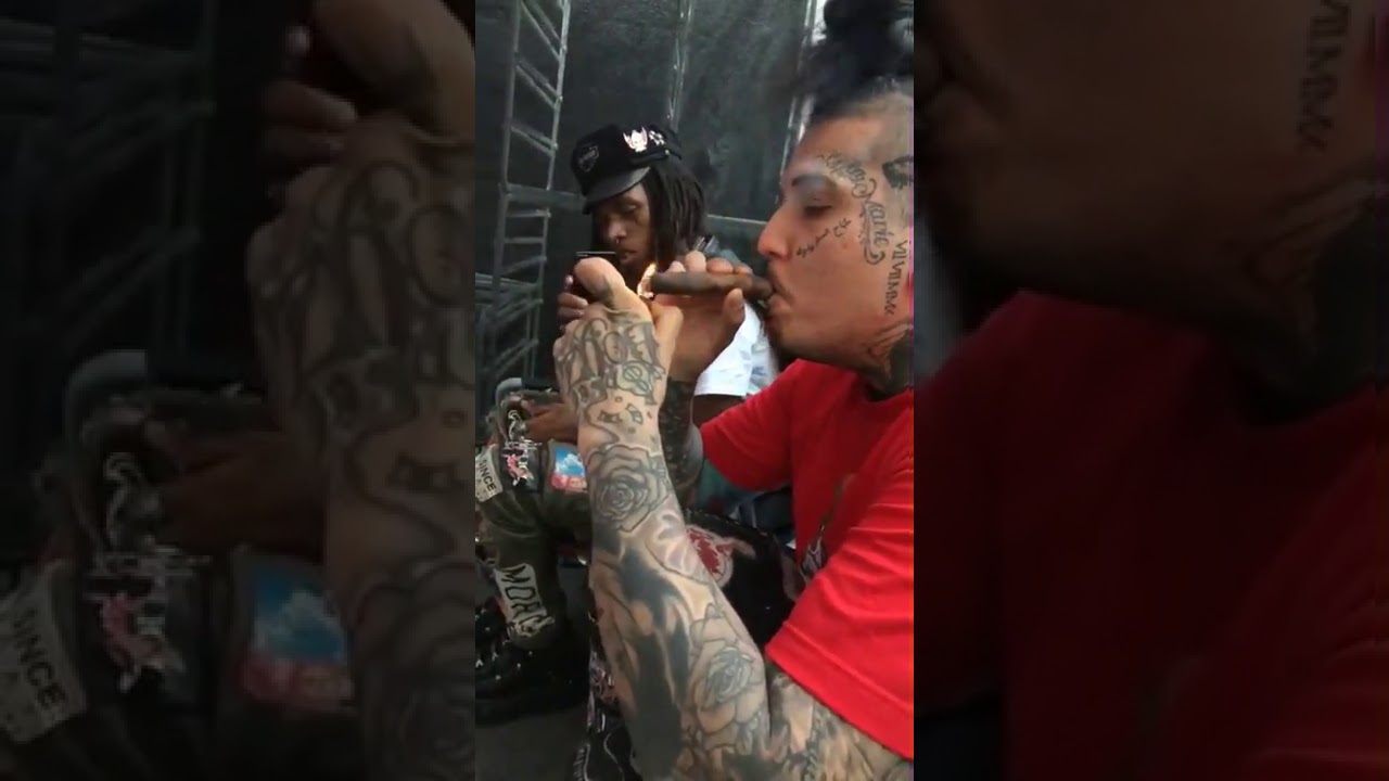 Sosmula x zillakami smoking backstage