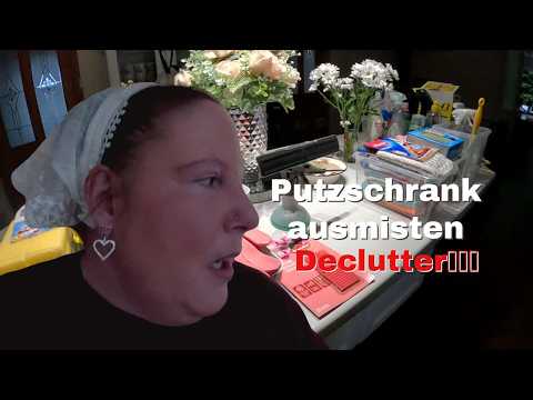 Vorher-Nachher" CHAOS im Putzschrank Declutter😮😬🤔