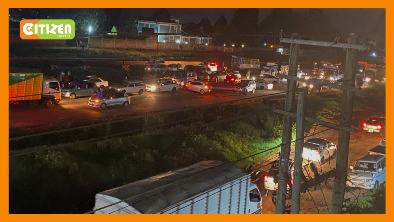 Police mount roadblocks along major roads in the city YouTube