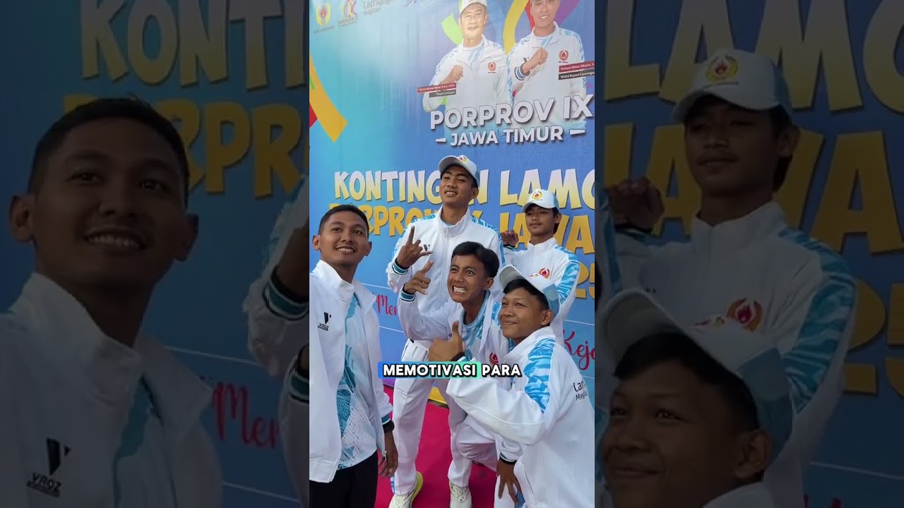 448 atlet Kontingen Kabupaten Lamongan diberangkatkan