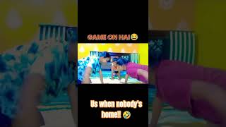 Game on hai 🤣 #funny #comedy #trending #challenge #viral #siblings