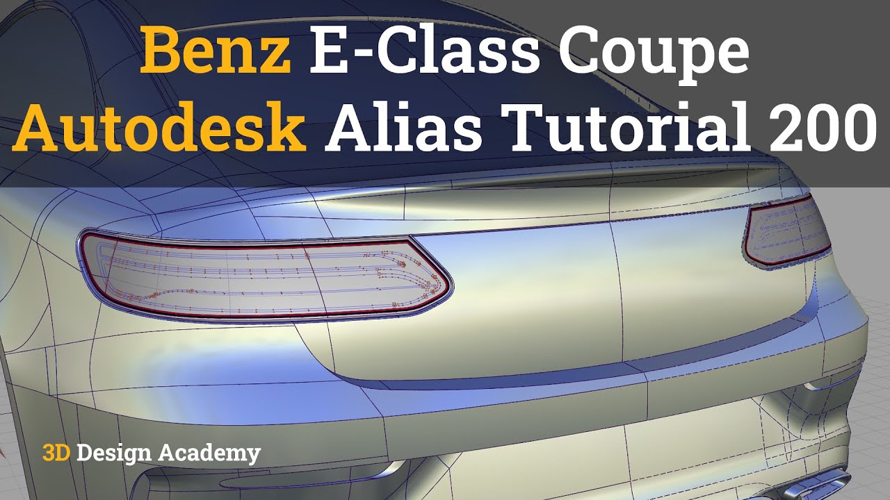 Autodesk Alias Tutorials – Mercedes Benz E-Class Coupe 200 - YouTube