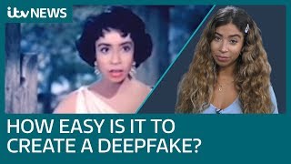 How easy is it to create a deepfake? | ITV News screenshot 5