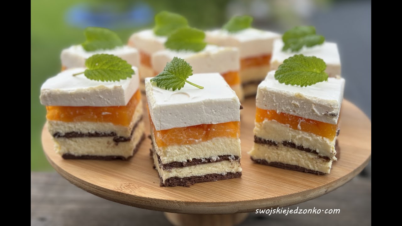 Sernik gotowany brzoskwiniowy, bardzo kremowy i pyszny, idealny na każdą okazję... #sernikgotowany