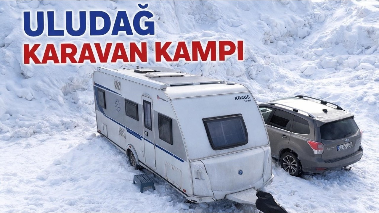Uludağ’da Karavan Kampı | Fırtınada Ev Konforunda Kamp Yaptık 