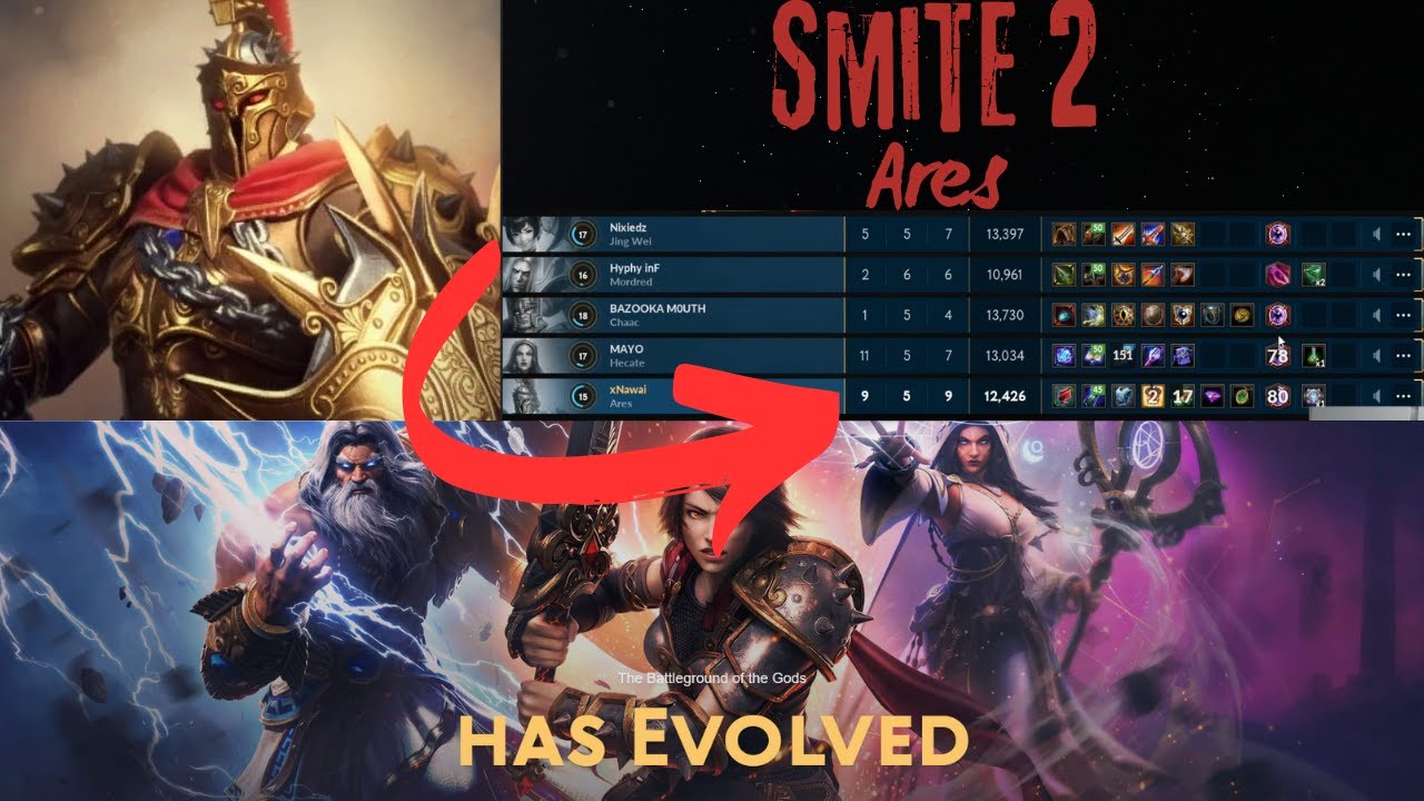 Smite 2 First Impression! Opening it up and doing my first match! - YouTube