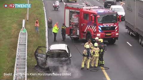 112Twente.nl - Autobrand A1 Rijssen 26-08-2020