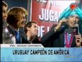 Estadio Centenario - Llegada de Uruguay - Campeón de América 2011 (PARTE2)