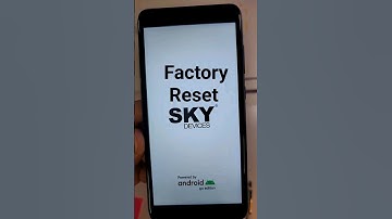 Factory Reset Sky Elite P55 Max - Hard Reset Sky Android Phone