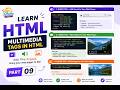 HTML 09 - Multimedia Tags in HTML