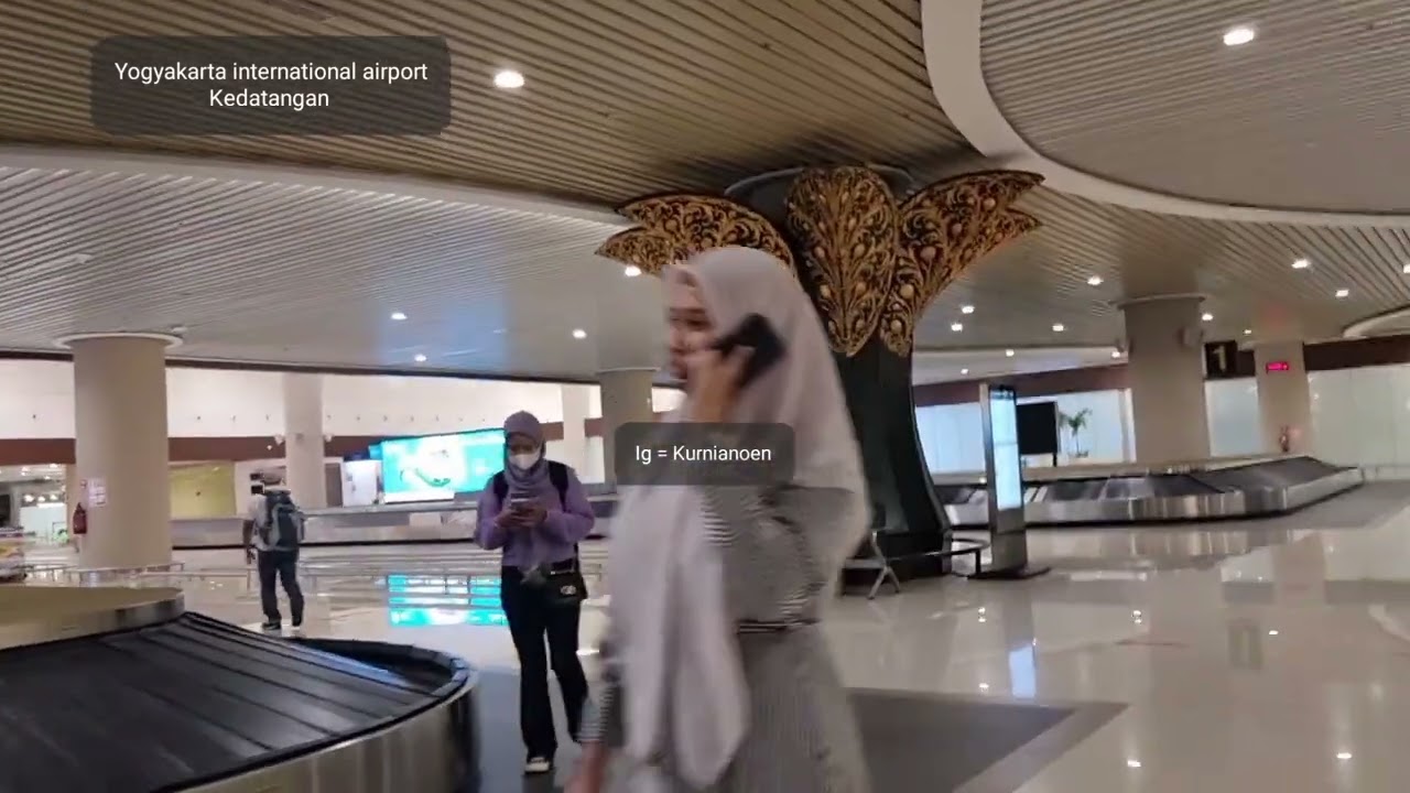 Yogyakarta international airport terminal kedatangan
