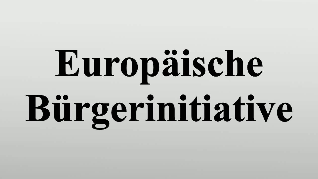 Europäische Bürgerinitiative