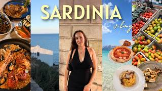 SARDINIA travel vlog / beach days, eating and exploring Porto Torres, Sassari and Olbia 🇮🇹☀️