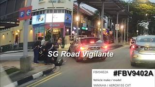 19may2026 #FBV9402A yamaha aerox food delivery rider zipping in and out get hit by bmw 19may2026 #FBV9402A yamaha aerox food delivery rider zipping in and out get hit by bmw