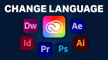 How to Change Language in Adobe Creative Cloud