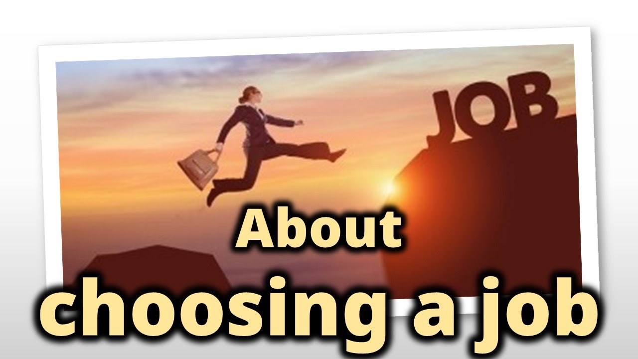About choosing a job (Issues in Korea, April 2019) YouTube