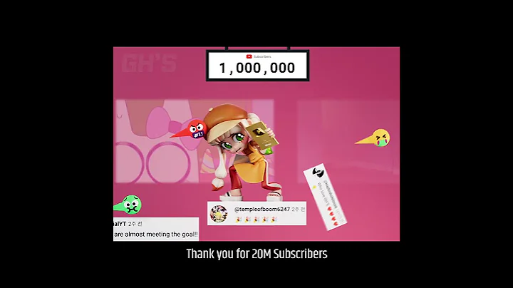 Thank you for 20M Subscribers