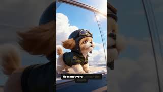 Sky Legend: Captain Kurumi’s Most Daring Mission! 🐾✈️ #ai #cute #animal