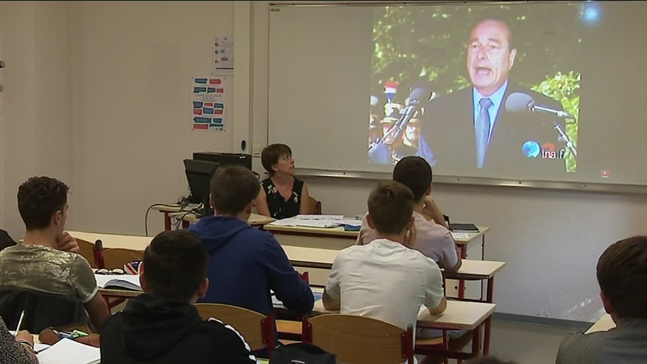 Au lycée de Lattes, Jacques Chirac entre dans l'Histoire france télévisions sport