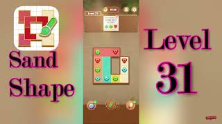 Sand Shape Level 31 Walkthrough 🔶 | Geometric Logic Puzzle Solution | MiniBoss