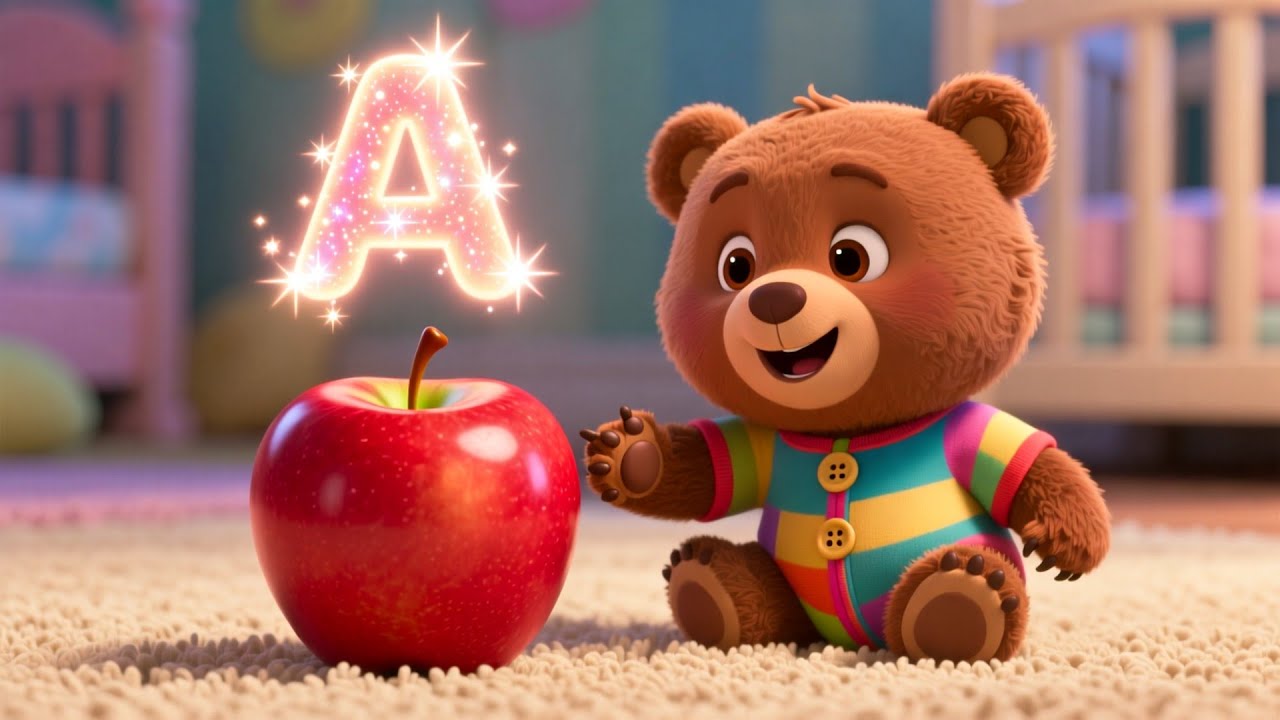 ABC’s with Baby Bear 🐻🔤 | Fun Alphabet Song for Kids | Learning Adventure