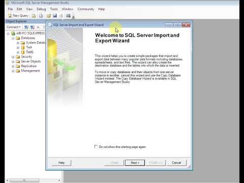 How to import data from an Excel file to a SQL Server database