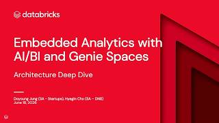 Embedded Analytics with Databricks AI/BI: Dashboards and Genie Outside the UI screenshot 4