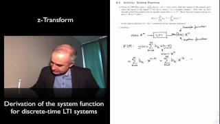 T9V3-Derivation of the System Function for LTI Systems