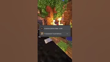 MCPE 1.21+ Button Hider MOD: The Best One I Could Find* #minecraft