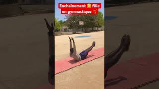 Enchaînement 👧 fille en gymnastique #sports #gym #motivation #acrobatics