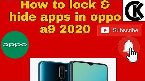 how to lock and hide apps in oppo a9 2020 in hindi